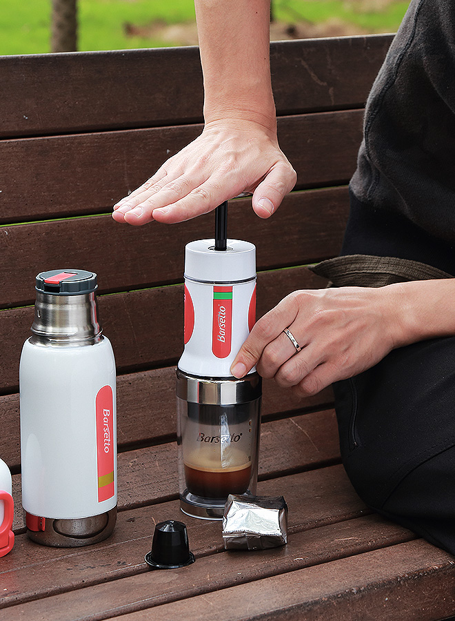 Barsetto Portable Manual Espresso Coffee Maker Hand Exercise Press  Powder/Capsule For Outdoor Travel 236 355ml Capacity From Galaxytoys,  $325.48