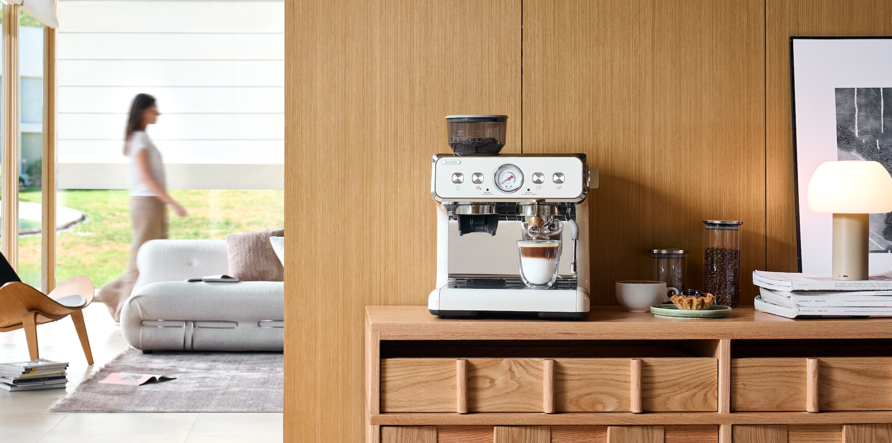 Smart coffee scale, dual heating system